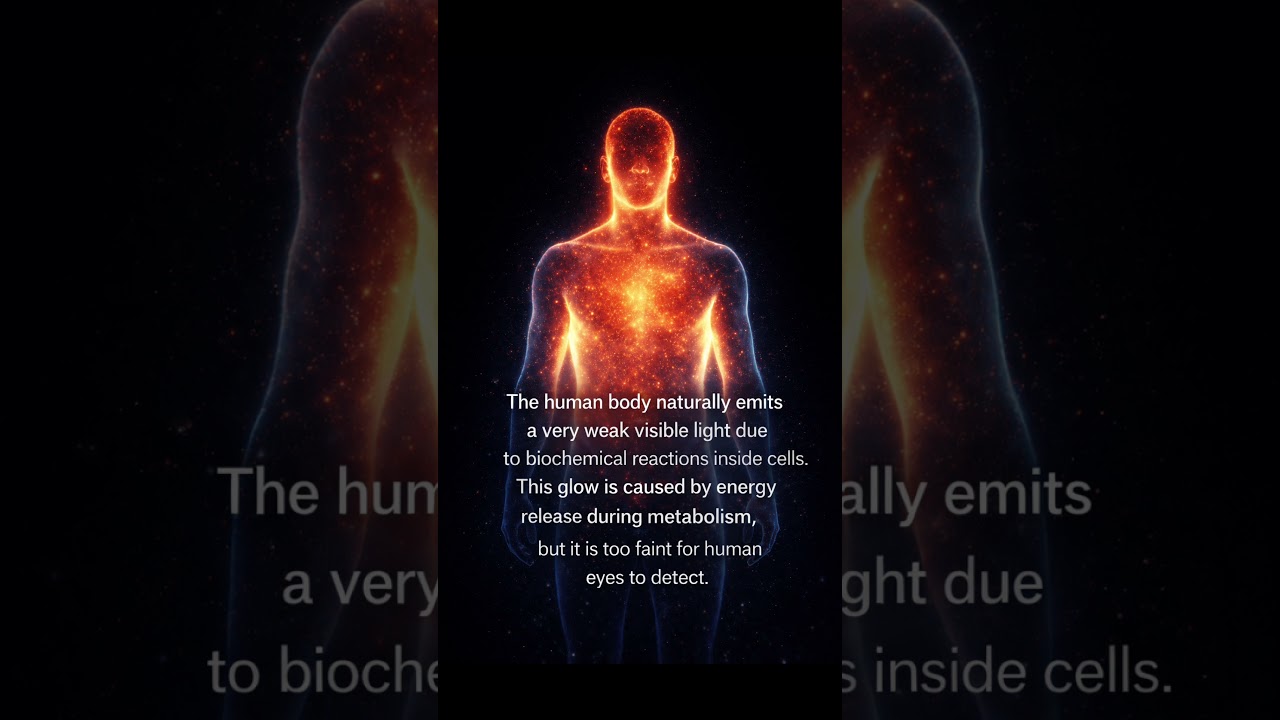 😱 Humans Actually Glow… But You Can’t See It 