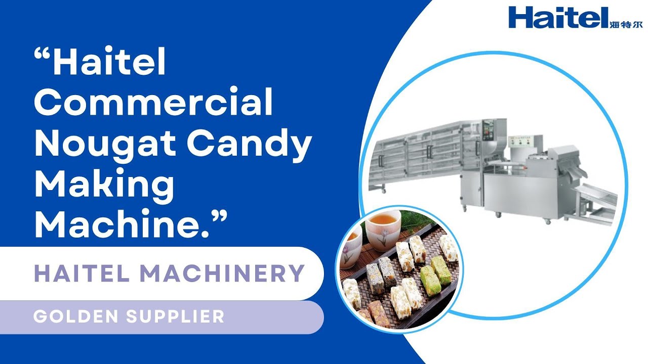 🍬Haitel Nougat Candy Cutting Machine is a professional commercial equipment designed for nougat🚀
