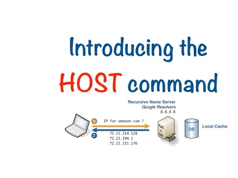 Network Testing and Troubleshooting Masterclass - Tutorial 5 - Introducing HOST