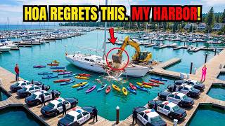HOA Demolished My Yacht for “Unauthorized Docking” — Too Bad I Own the Entire Marina!