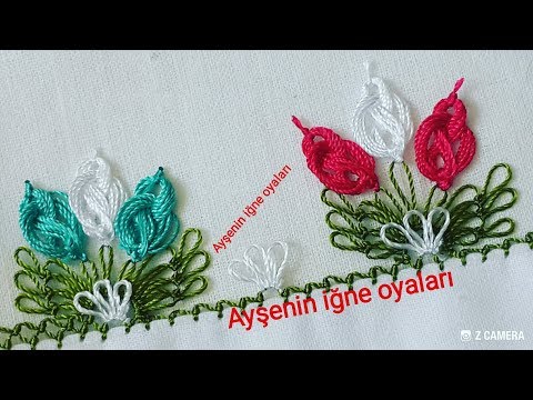 255.model Yepyeni çok güzel iğne oyası modeli anlatımlı yapılışı DIY 📣