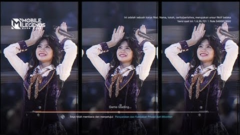 LOADING SCREEN/INTRO MLBB X FLORA JKT 48 VERSION TERBARU 2023