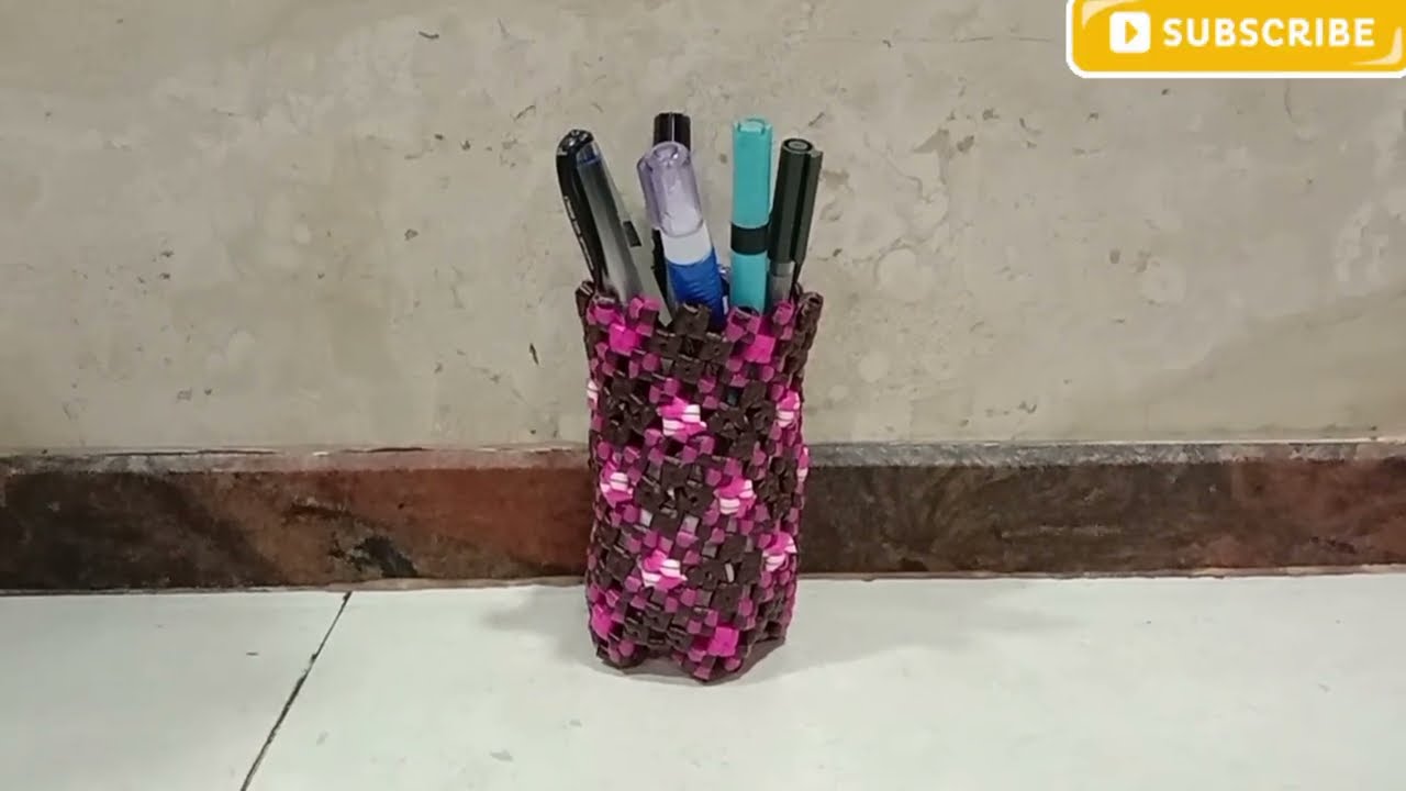 PENSTAND -  3 - WIRES AMLA KNOT DESIGN - TUTORIAL 
