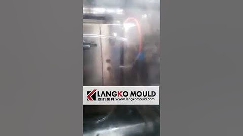 plastic filter mould test with injection molding machine