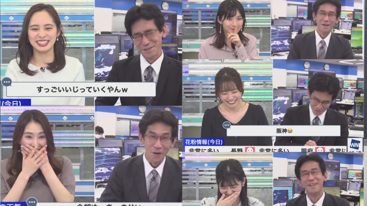 【山口剛央】色んなキャスターにいじられる山口さん【ウェザーニュース】