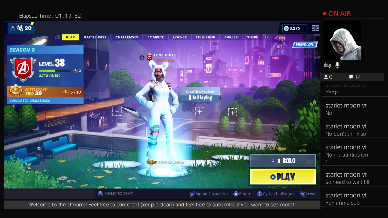 Billy Bounce Emote Challenge!!