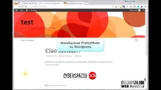 Installazione di PrettyPhoto su Wordpress