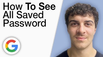 How To See All Saved Password in Google Account [2025 Full Guide]