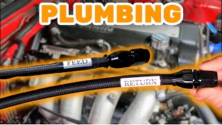 PTFE AN to OEM hard lines | OEM Plus? | S13 Fuel upgrades Part 3