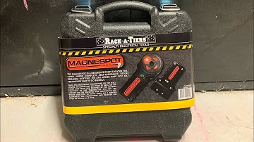 ⁠@mikestoolfun demonstrating @RackATiers Magnespot Reference Point Locator Unboxing