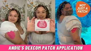 How To Easily Apply Dexcom Patches Step By Step Andies Njap Instruction Video