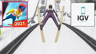 SKI JUMPING 2021 - Gameplay Walkthrough Part 1 Android IGV screenshot 3