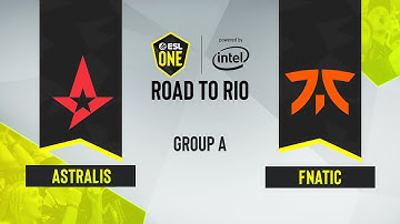 CS:GO - Astralis vs. Fnatic [Overpass] Map 3 - ESL One: Road to Rio - Group A - EU