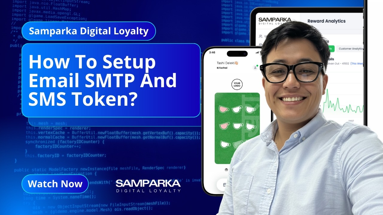 How to Setup Email SMTP and SMS token? - YouTube