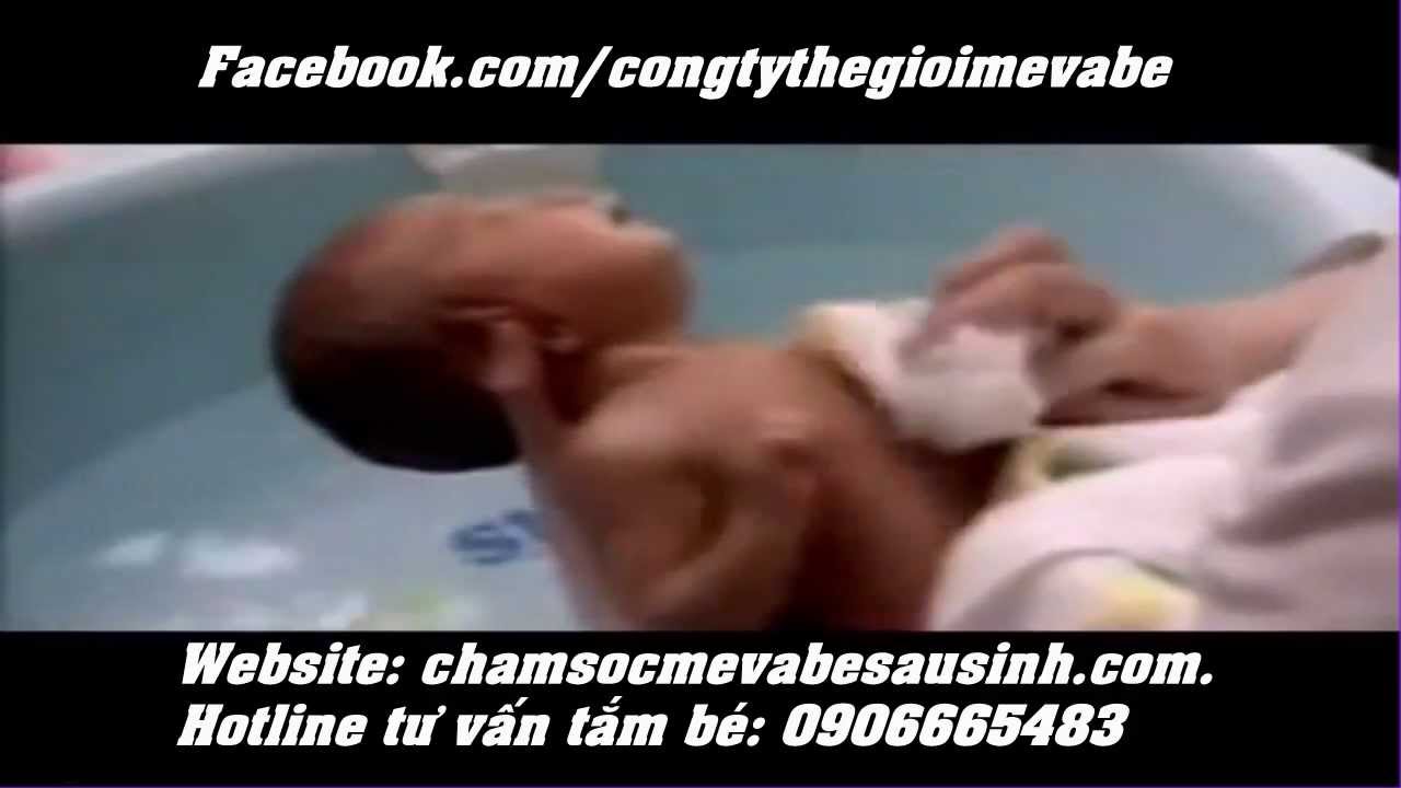 Hướng dẫn tắm bé tại nhà