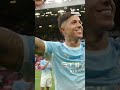 Enzo Fernandez and Iliman Ndiaye lead Manchester City celebrations in derby 🙌#PremierLeague #ManCity