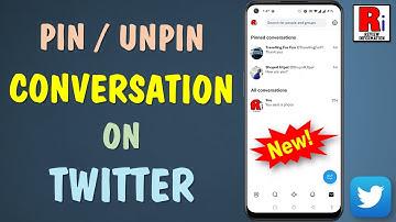 How to Pin / Unpin Any Conversation on Twitter