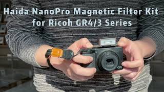 Haida NanoPro Magnetic Filter Kit for Ricoh GR4/3 Series #haida #haidafilter #gr3 #gr4