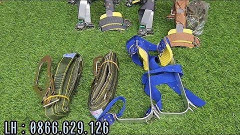 Guốc trèo cây | dụng cụ trèo cây 2 đinh | dây đai an toàn giá chỉ 150k | 0866629126