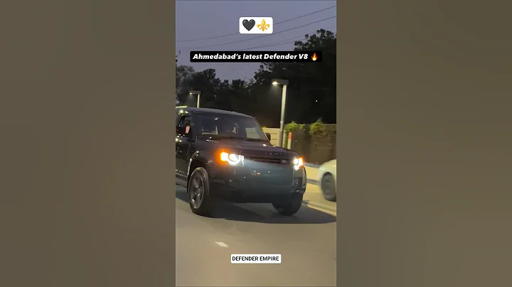 BLACK🖤 DEFENDER V8 POWER 🔥📈 LOVER'S 💯✅ #shorts #defender #landrover #automobile #suv #luxurycar
