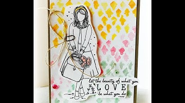 Unity Quick Tip: Distress Oxide Stenciled Background