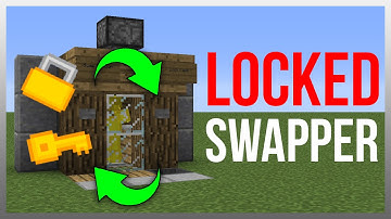 Minecraft 1.12: Redstone Tutorial - Password Locked Armour Swapper!