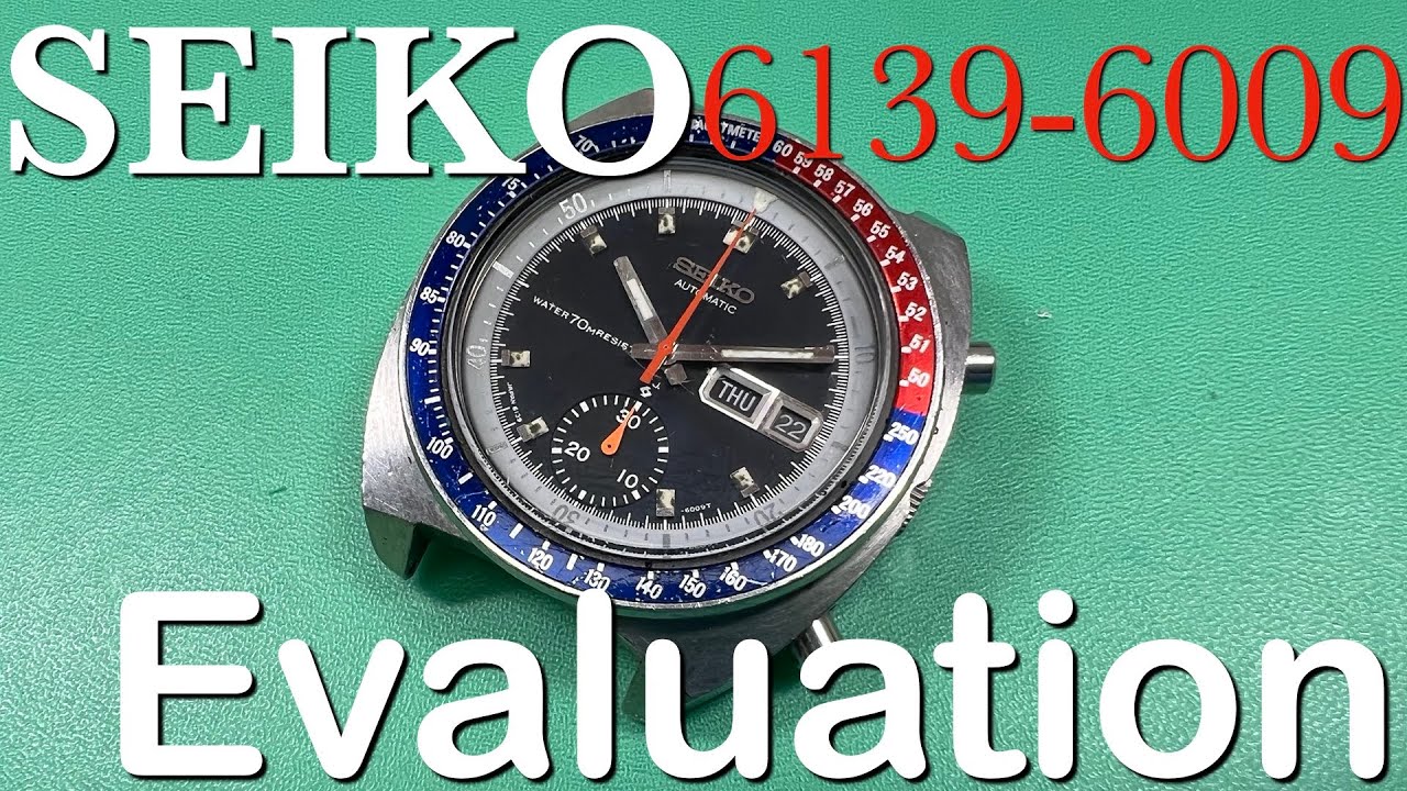 For . -- Seiko 6139-6009 -- Rare 