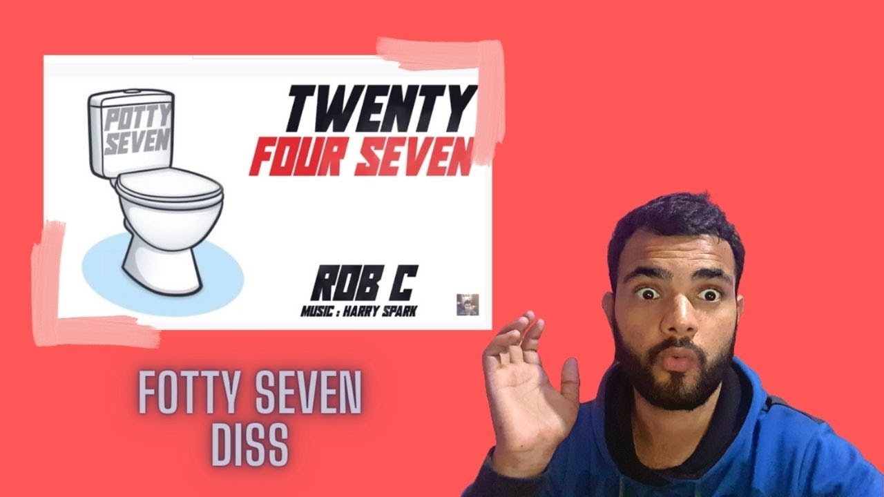 PAKISTANI REACTS ON Rob C - Twenty Four Seven | Fotty Seven Diss | Hindi Rap | 202