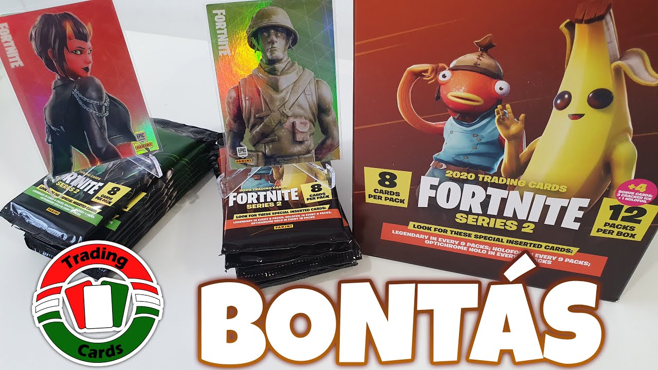 Panini Fortnite Series 2 Mega Blaster Box + Garantált Holo Kártya ...