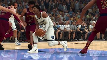 Ja Morant NBA 2k20 Back To Back Poster Dunks