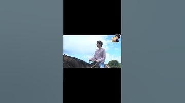 KYUHYUN LEARN HOW TO RIDE A HORSE #kyuhyun #superjunior #reels #shorts #shortsvideo #규현 #suju #ride