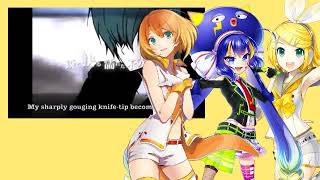 [Rin Kagamine, Otomachi Una, and Mirai Komachi] ACUTE [Vocaloid Cover]