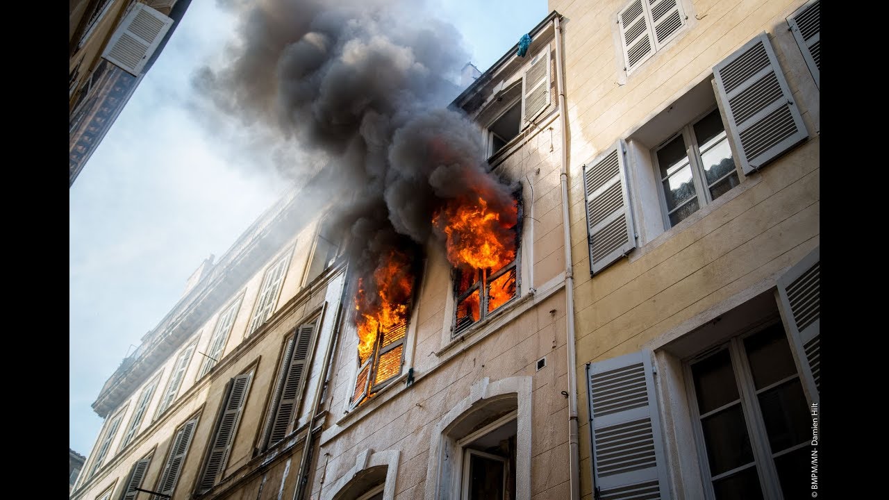 BMPM: Feu d'appartement rue de la Providence.