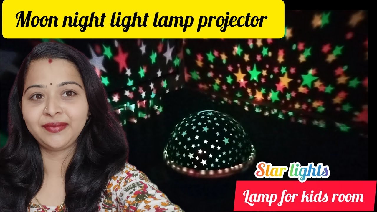 🔴Moon night light lamp projector 