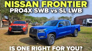 NISSAN Frontier Pro4X vs NISSAN Frontier SL Midsize