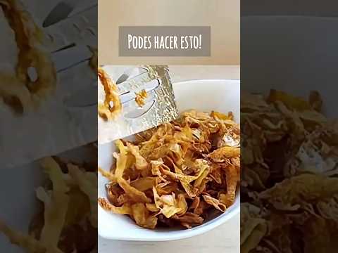 🥔 NO TIRES LA CÁSCARA DE PAPA 👉 EL SNACK MÁS CROCANTE (CERO DESPERDICIO)