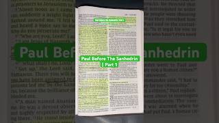 Paul Before the Sanhedrin | Part 1 | Acts 22: 30/ 23: 1-3 #acts #paul #apostles #bible #rome #jesus