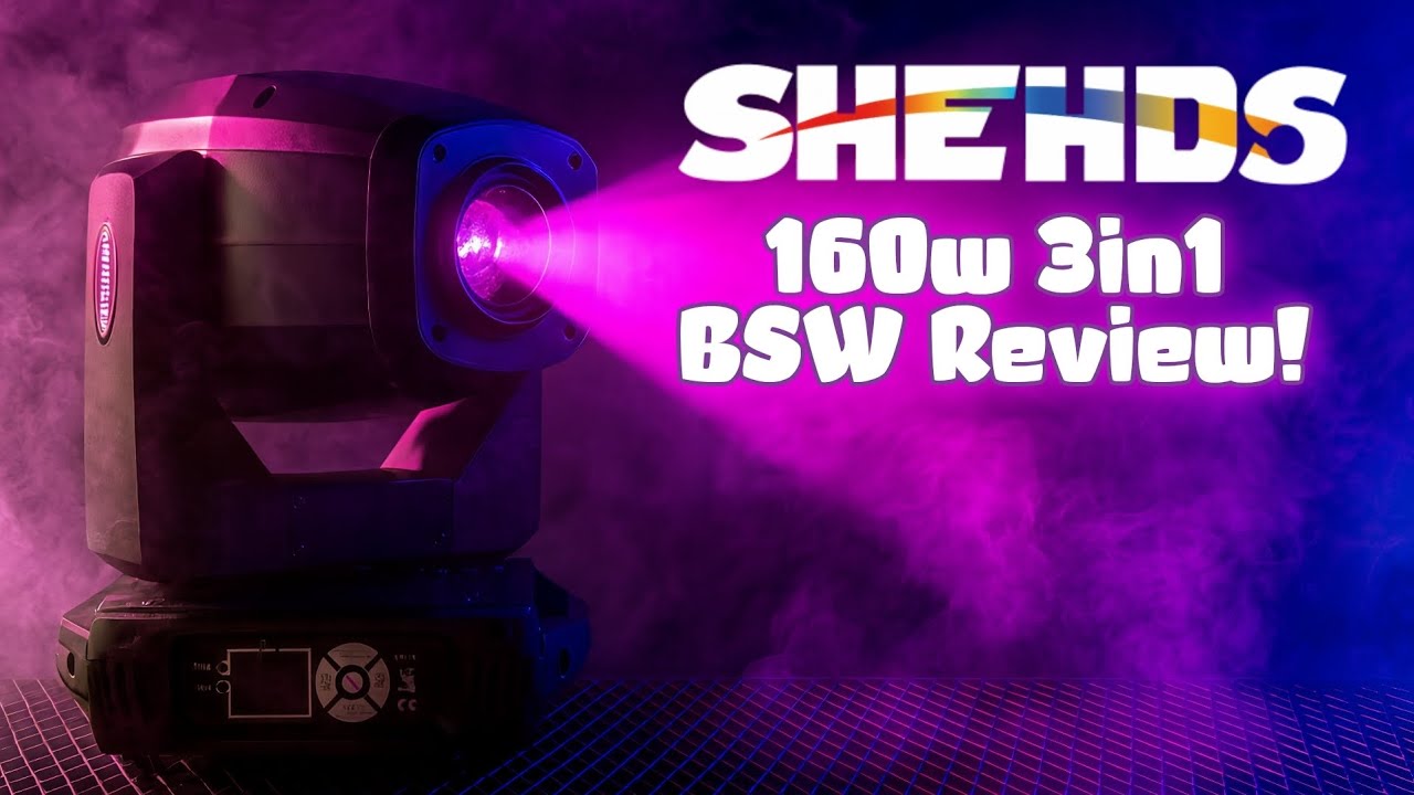 SHEHDS 160W — лучший сценический свет? Обзор: полный свет, точечный свет, заливающий свет