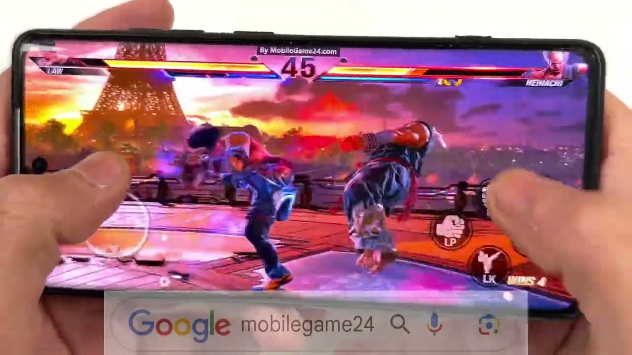 Tekken Mobile Online Marshall law vs heihachi mishima 