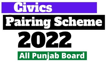11th Class Civics Pairing scheme 11th Civics Pairing Scheme 2022 FA Civics Scheme 2022
