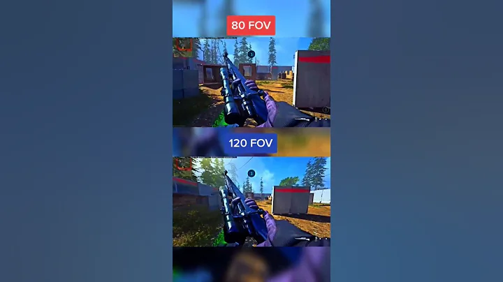80 FOV vs 120 FOV    #callofduty #warzone #modernwarfare #pc #fyp #viral