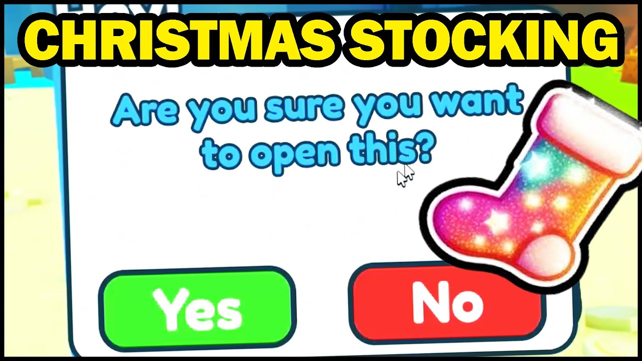 OPENING A CHRISTMAS STOCKING... (Pet Simulator X) YouTube