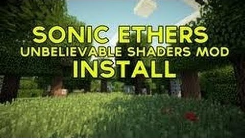 Minecraft mods : How to install shaders mod 1.5.1