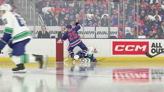 NHL 24 Stanley Cup Playoffs R2:G6 Real Series Simulation - Canucks vs Oilers - PlayStation 5