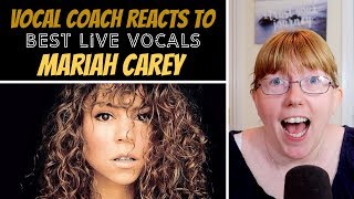 Vocal Coach Reacts to Mariah Carey Best LIVE Vocals