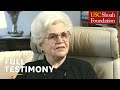 Auschwitz survivor and war crimes trial witness  linda breder  usc shoah foundation