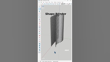 How to make a curved surface in SketchUp?!Hera is the tutorial by the help of Shape Bender plugin.