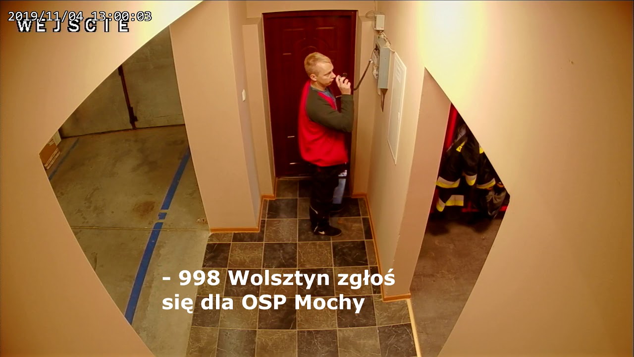 [649P12] OSP Mochy wyjazd do pożaru sadzy w kominie