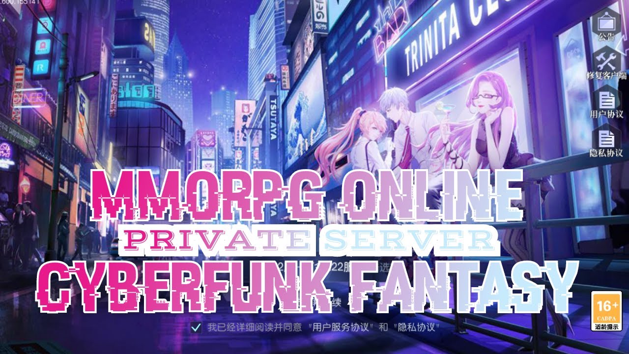 Game MMORPG Online Cyberpunk Fantasy || Grafik halus dan keren || VIP 10 || Free skin, diamond