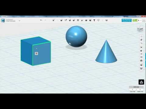 123D Design - Selection Basics and Sketching